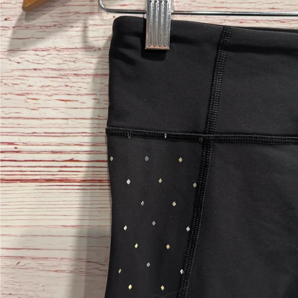 Lululemon Tight Stuff Tight Reflective in Black / Night Fall Black Tricolor Sz 4 - Picture 14 of 14